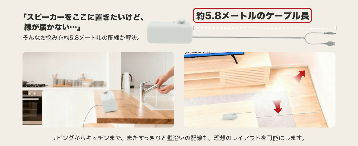 Earaku 思いやり有線手元スピーカーYouon Lite J158