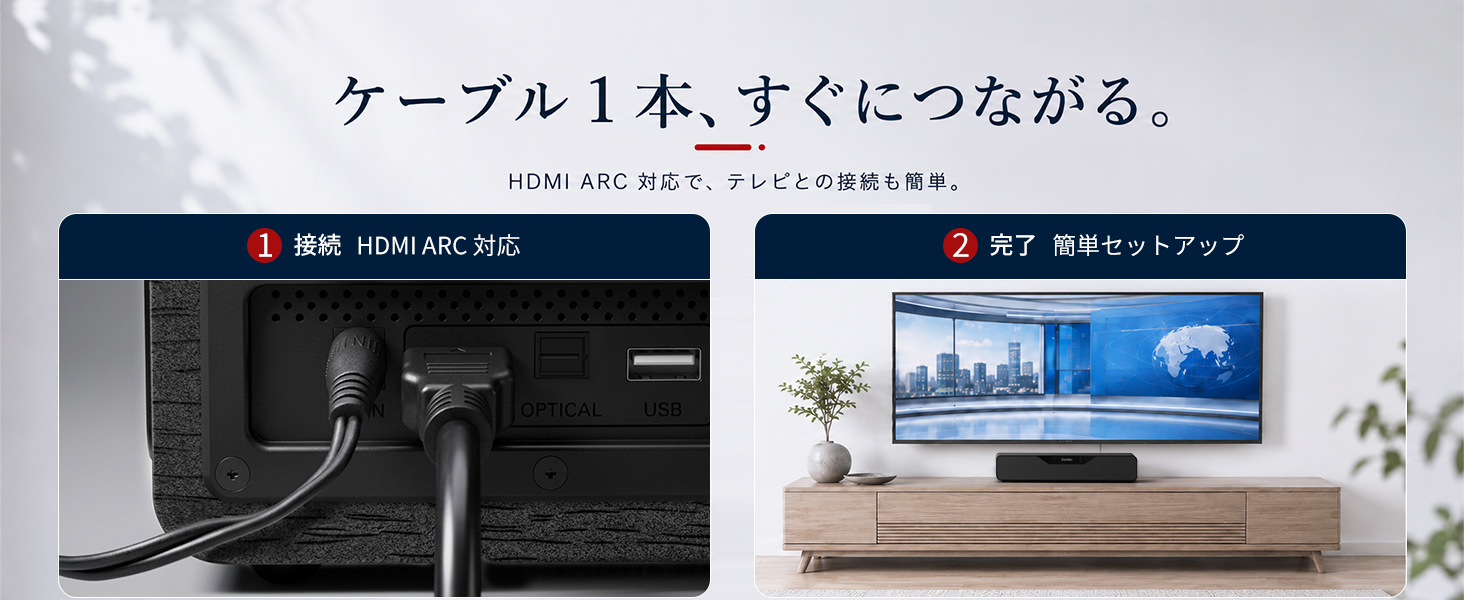 HDMI ARC接続
