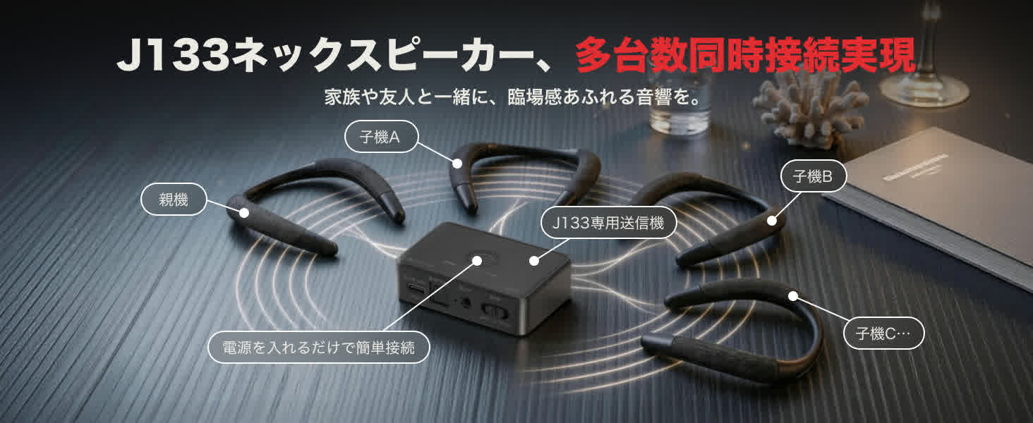 ネックスピーカー専用送信機 J233