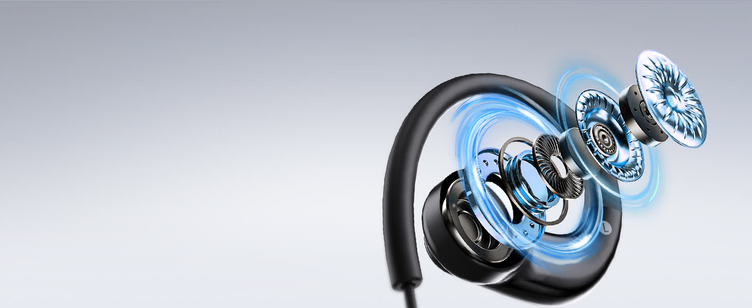 Earaku 耳掛け式 オープンイヤーイヤホン j235